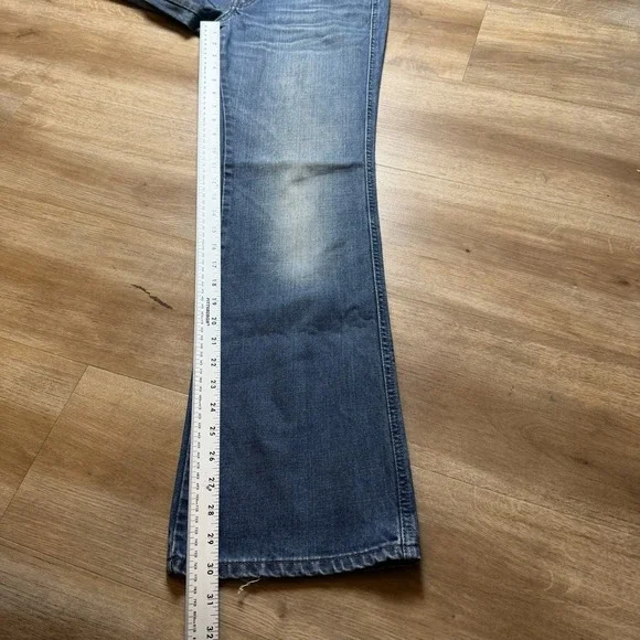 Diesel Jeans Women 30x30 Blue Bootcut Denim Made Italy Western Cowgirl Vintage - Picture 11 of 13